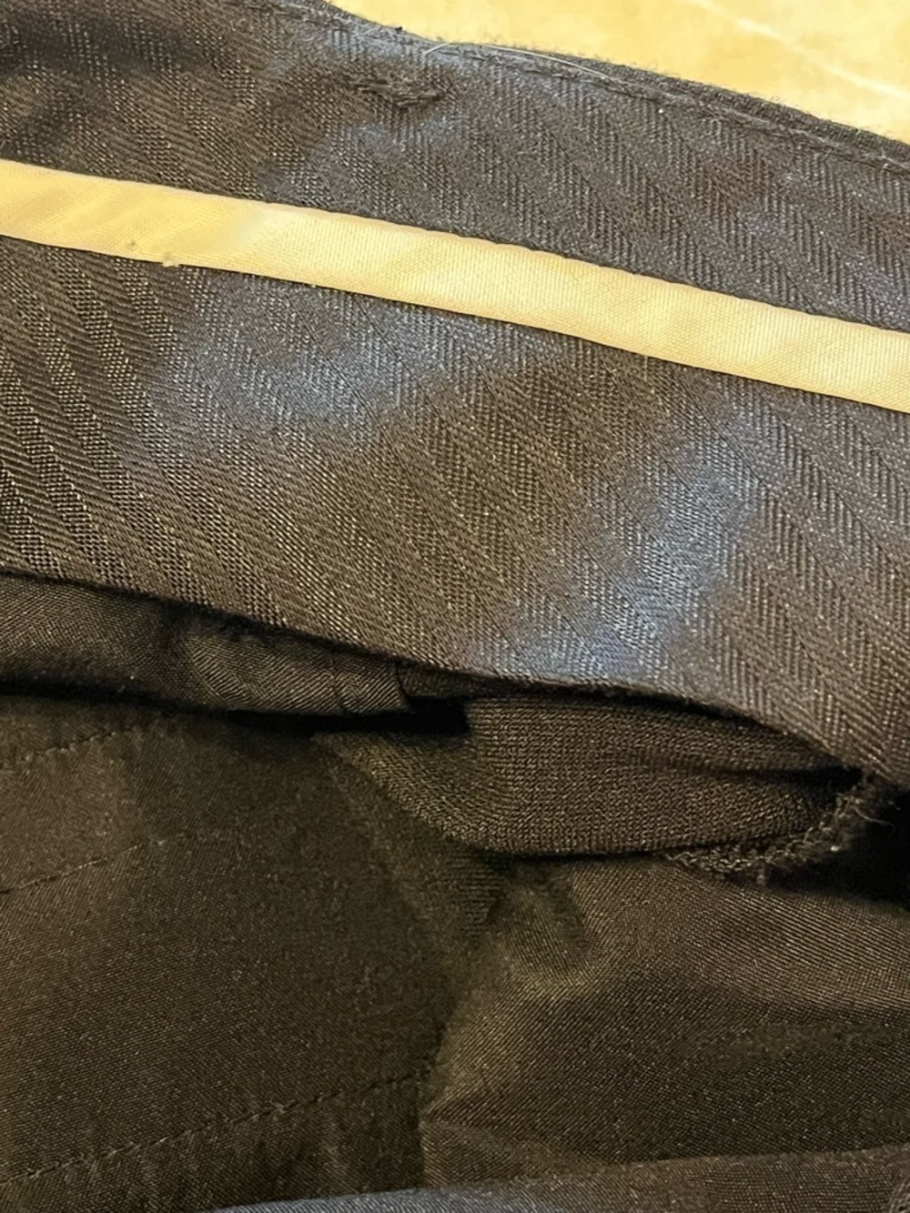 Ann Taylor High-Rise Black Tie-Waist Cropped Pants Women's Size 6 - Picture 11 of 11